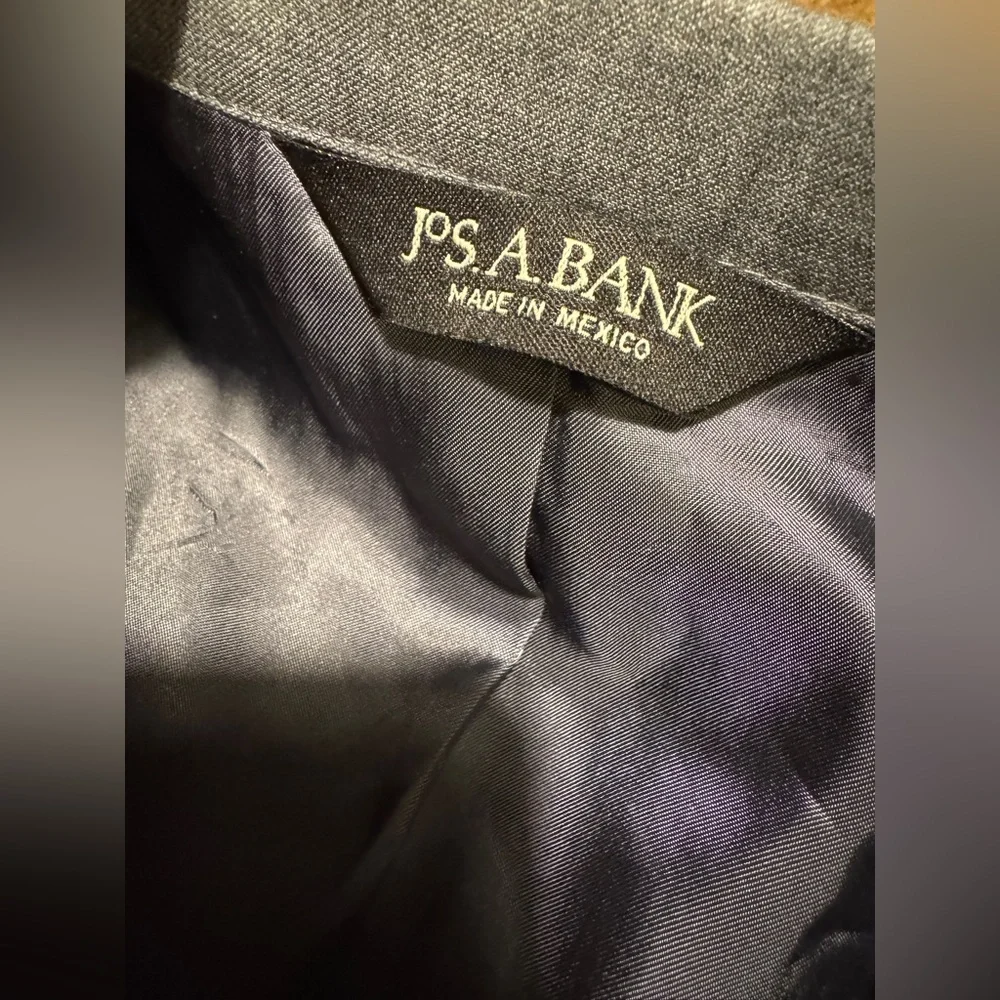 Men’s Size 41L Joseph A Banks Gray 2 Button Suit Jacket‎ Signature 100% Wool
